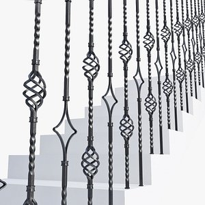 3d max forged balusters