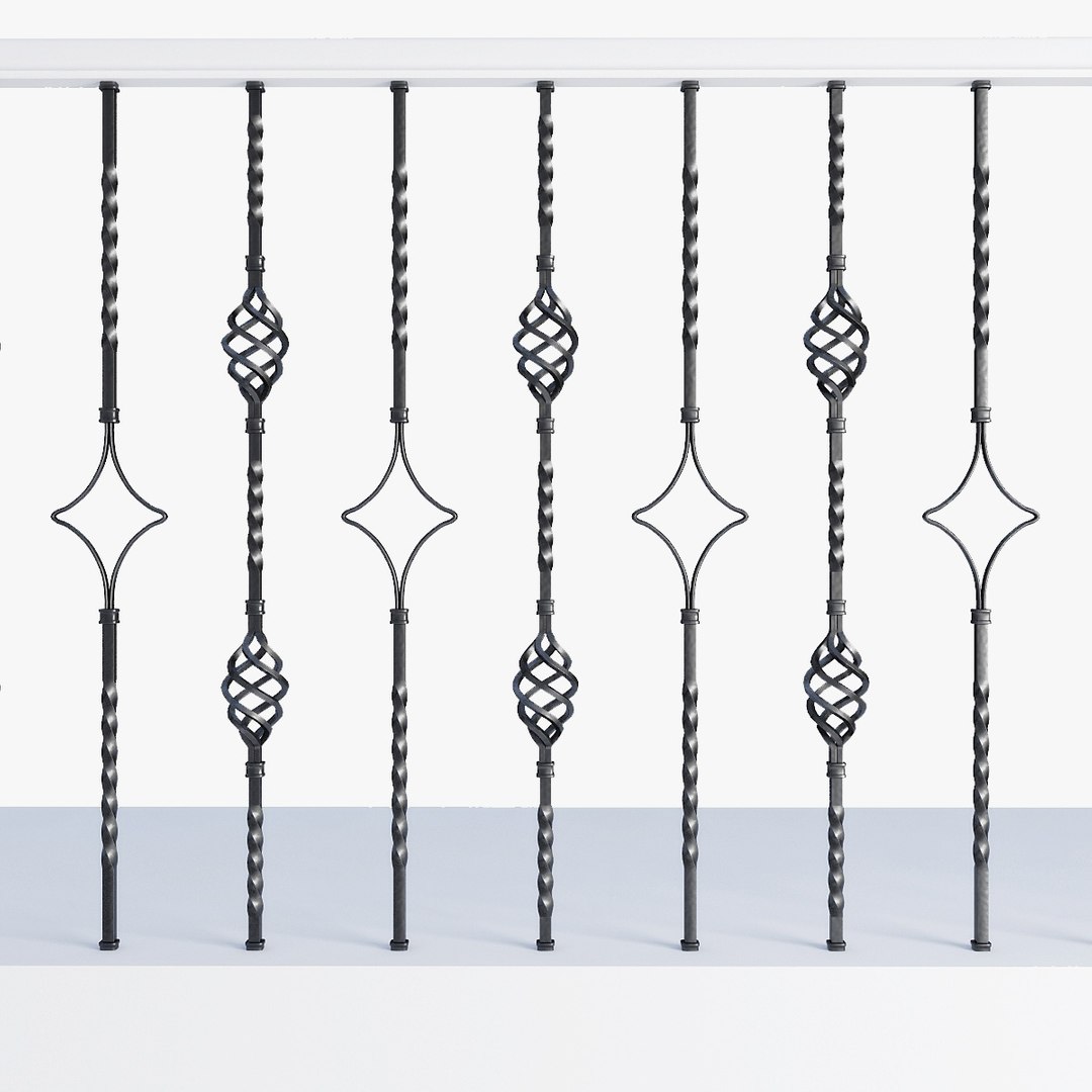 3d max forged balusters