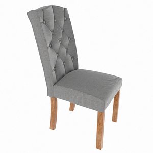 3D rottardam fabric chair pbr model