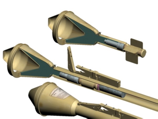 II wojna światowa Gernan Panzerfaust 60 Cutaway Model 3D - TurboSquid ...