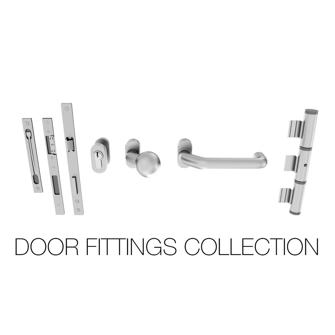 3dsmax Door Fittings