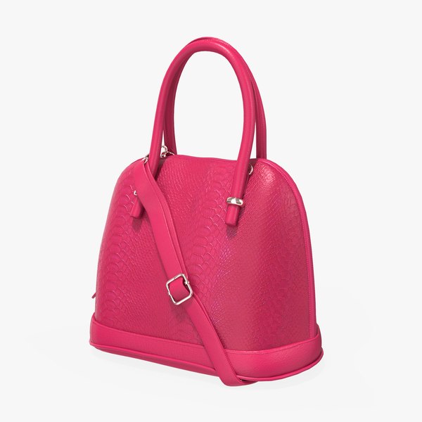 Pink Colour Women Hand Bag model - TurboSquid 1989798