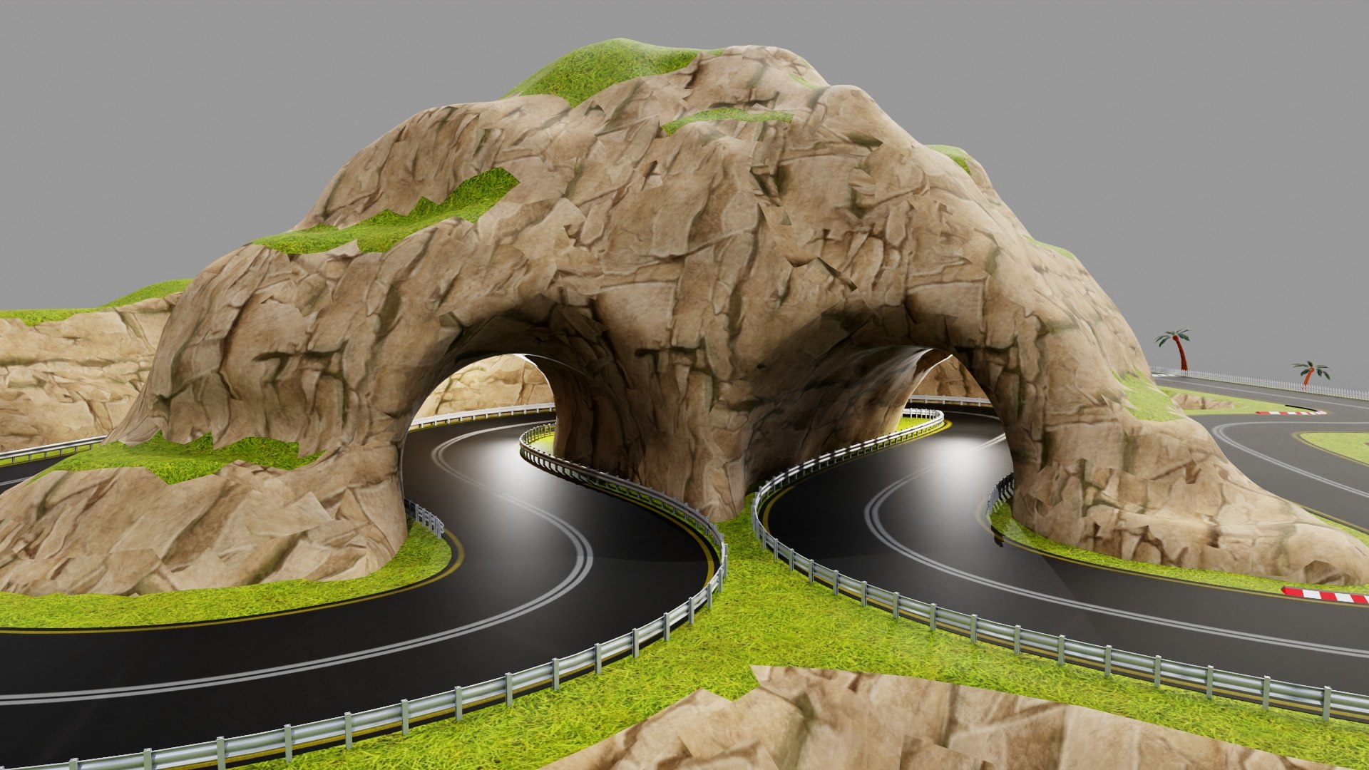 Road Map Model - TurboSquid 2177817