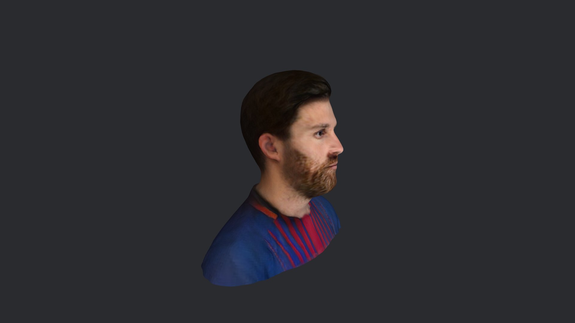 3D Model Lionel Messi- Realistic Bust Head Ready 3d Model - TurboSquid ...