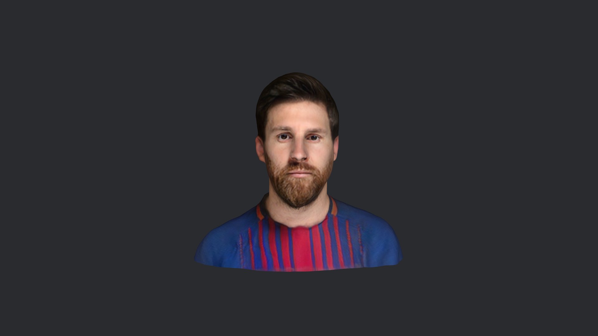 3D Model Lionel Messi- Realistic Bust Head Ready 3d Model - TurboSquid ...