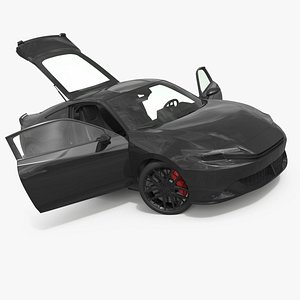 Next Generation Sports Coupe 2026 Rigged for Cinema 4D 3D model