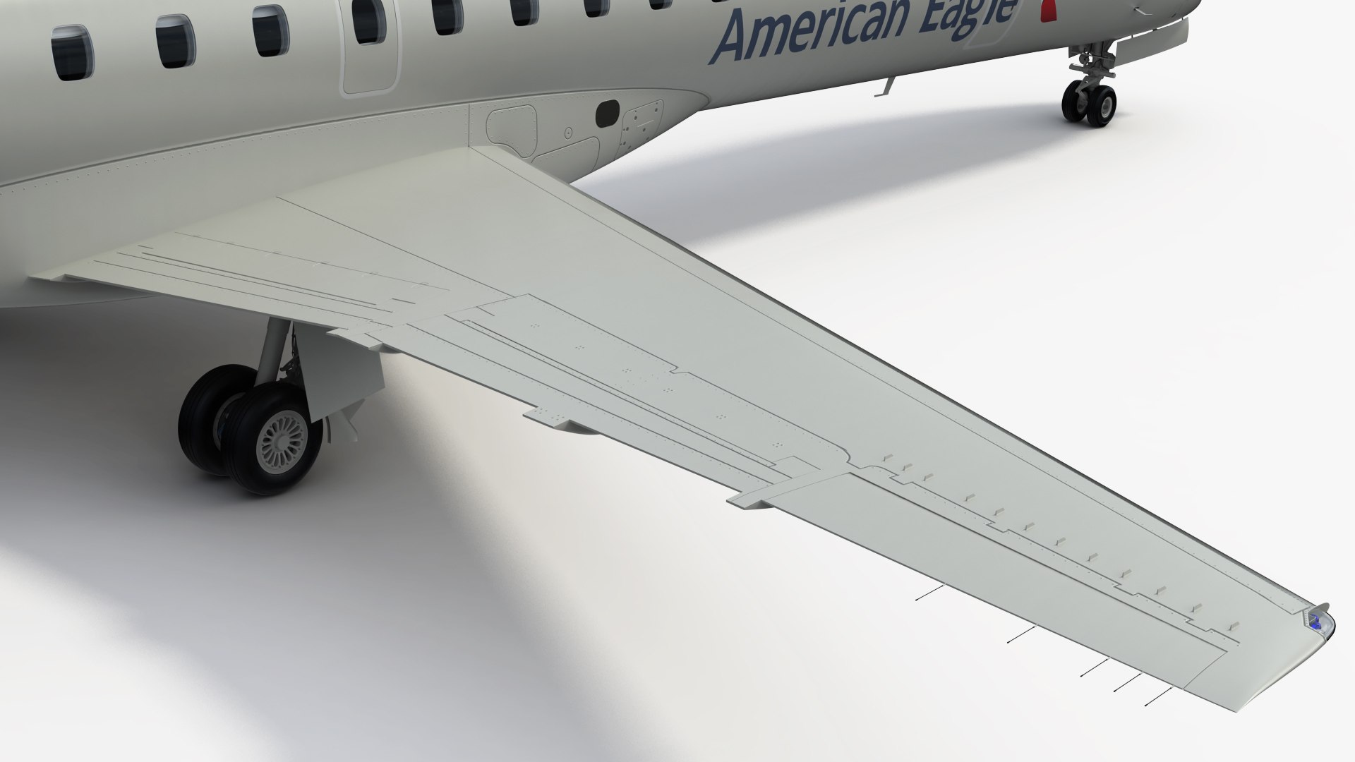 3D Embraer ERJ145 Regional Jet American Eagle - TurboSquid 1769118