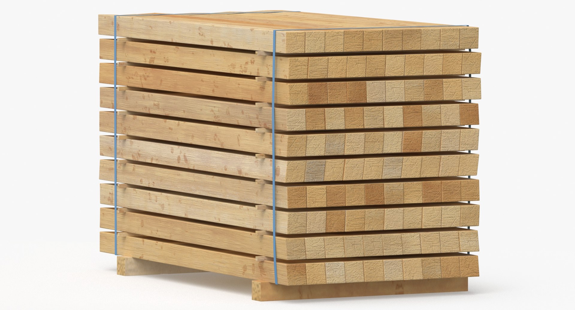 3D Model Cargo Timber Short Single And Stacked - TurboSquid 1978290