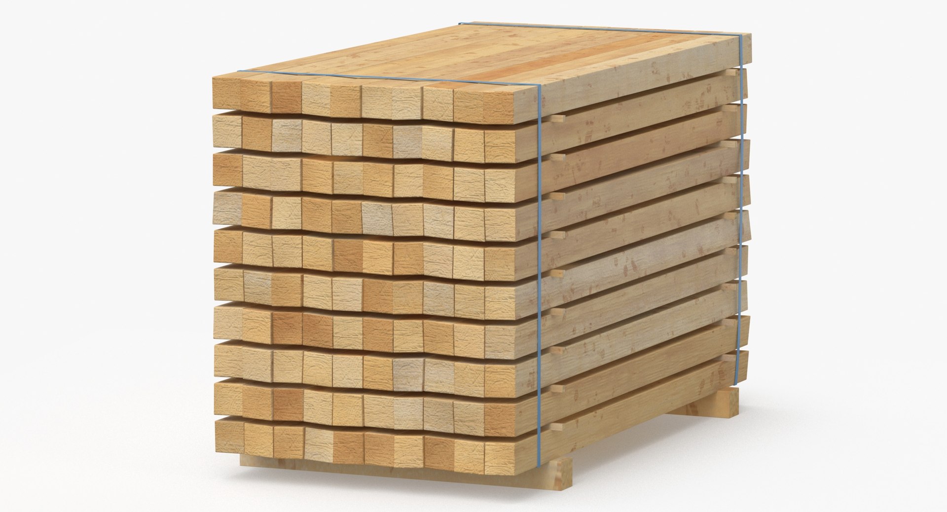 3D Model Cargo Timber Short Single And Stacked - TurboSquid 1978290