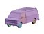 3D Stylized Cartoon Ambulance and Delivery Van 80s Low-poly
