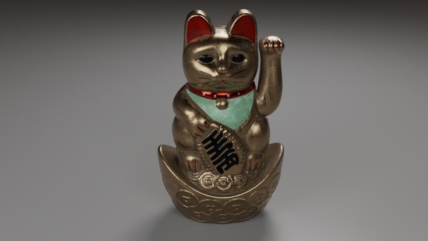 3D model Maneki-Neko