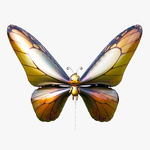 Butterfly shaped foil balloon 01