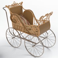 Wicker Perambulator