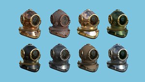 08 Diving Helmet Collection - Character Design Fashion 3D