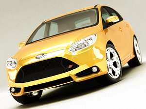 focus st 2012 3d model