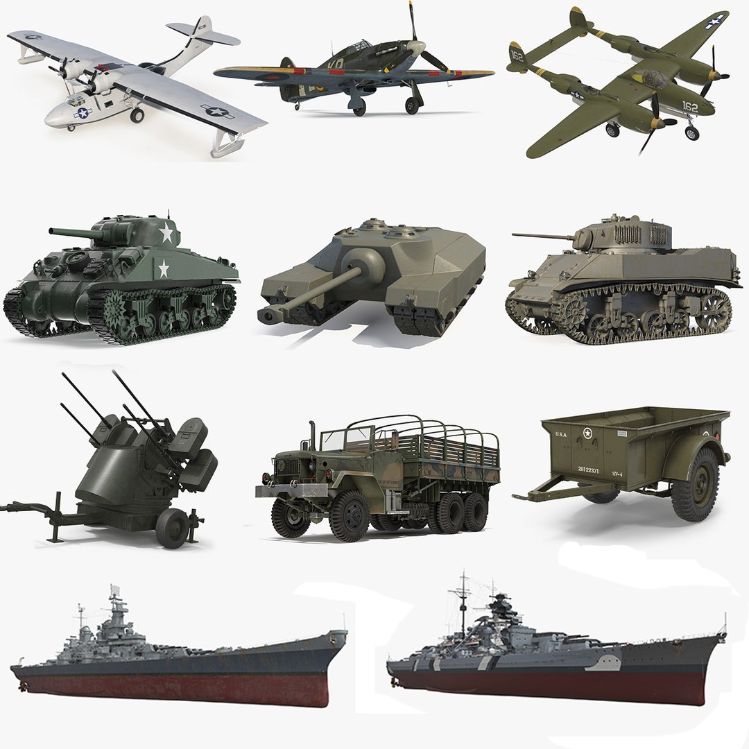3D WW2 Military Collection https://p.turbosquid.com/ts-thumb/Ao/XPCIOJ/0J/ww2_military_collection_000/jpg/1776782177/1920x1080/fit_q87/df33bbde8ba219dd895004dbbebc2d40f9788c8a/ww2_military_collection_000.jpg