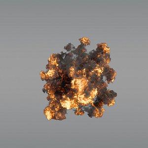 aerial explosion 05 vdb 3D