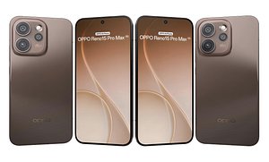 Oppo Reno15 Pro Max 5G Brown 3D