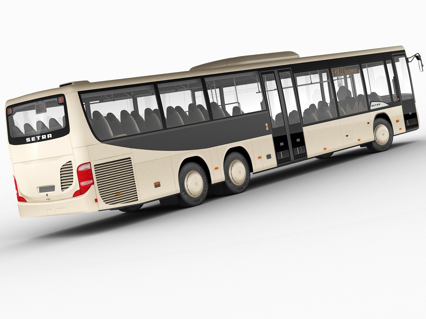 Setra S 418 3D Model - TurboSquid 1151838