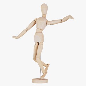 Wooden Mannequin Pose 13 Remastered