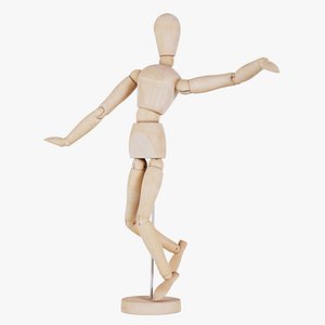 Wooden Mannequin Pose 13 Remastered