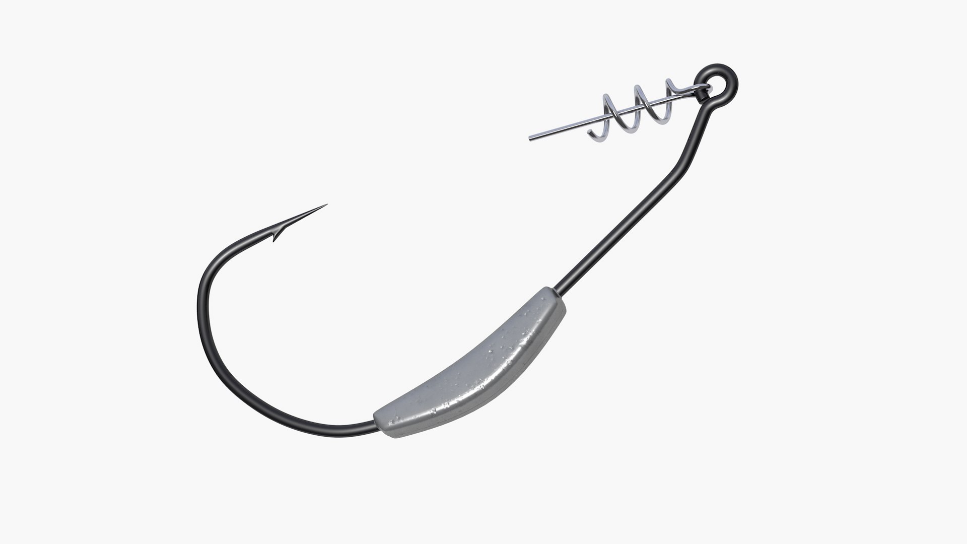 3D model Offset fish hook - TurboSquid 1728506