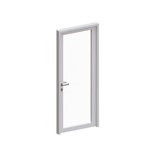 09 Single Framed Glass Door 3D model
