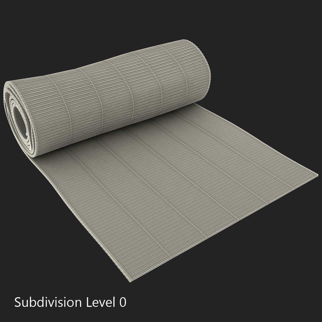 3d model yoga mat