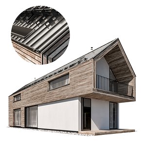 Modern houses collection vol 1 - 10 houses 3D model