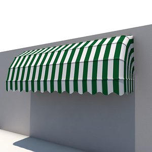 Bellows Awning Tent model