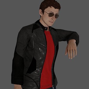 Rigged Male Character 24 3D model