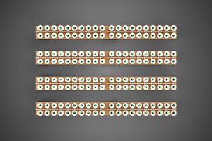 ILLUSTRATION VISUALIZATION DUTCH BUCKET HYDROPONIC SYSTEM TRAY