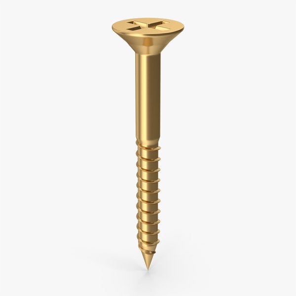 3D Gold Screw