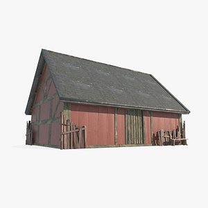 Rural architecture cabin 3D model