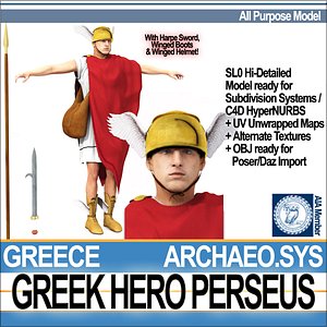 Ancient Greek Hero Perseus