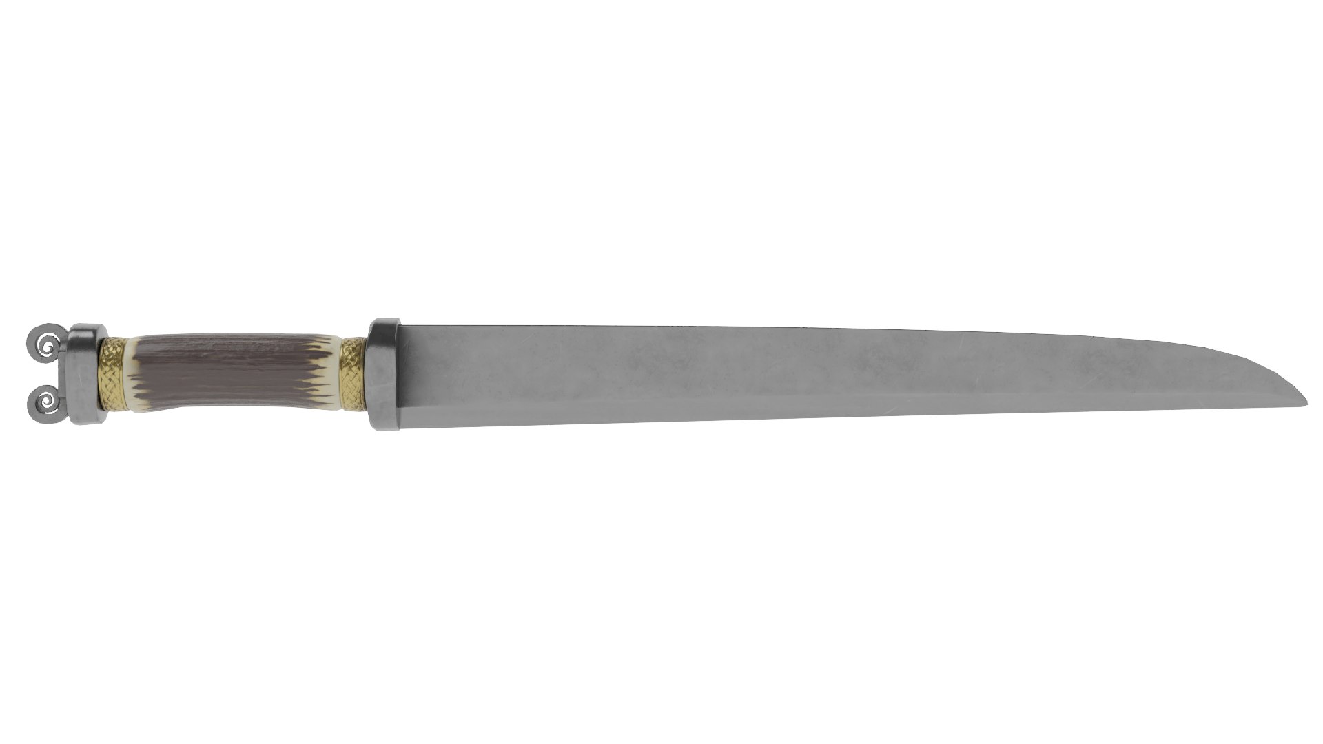 Seax knife 3D model - TurboSquid 1492204
