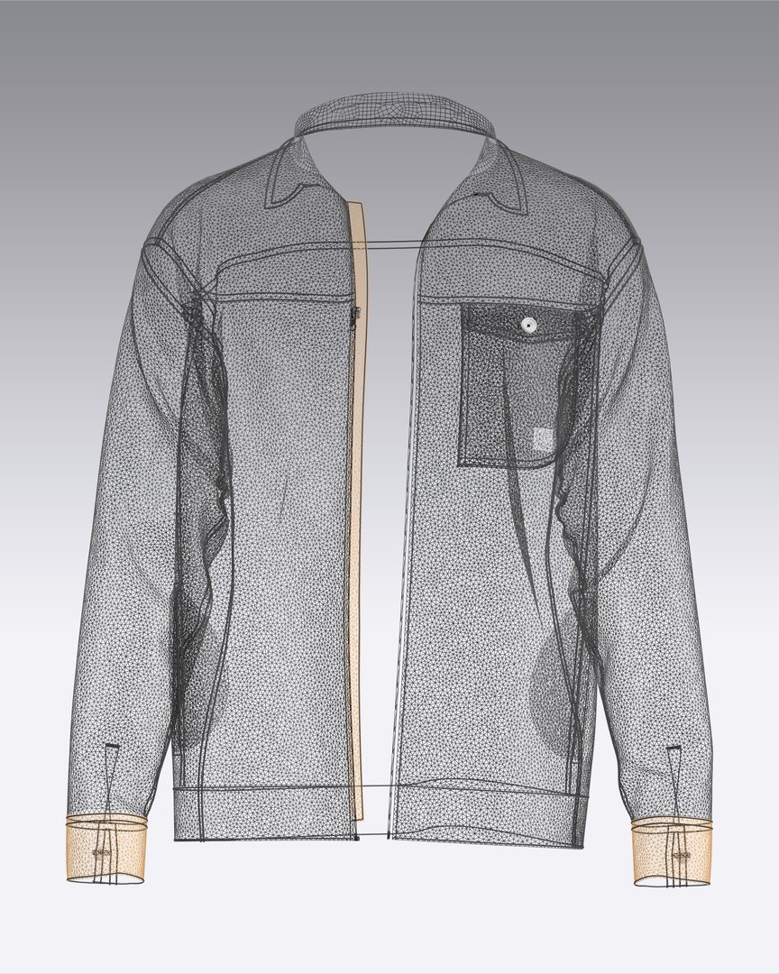 Leather Workwear Jacket Model - TurboSquid 1986976