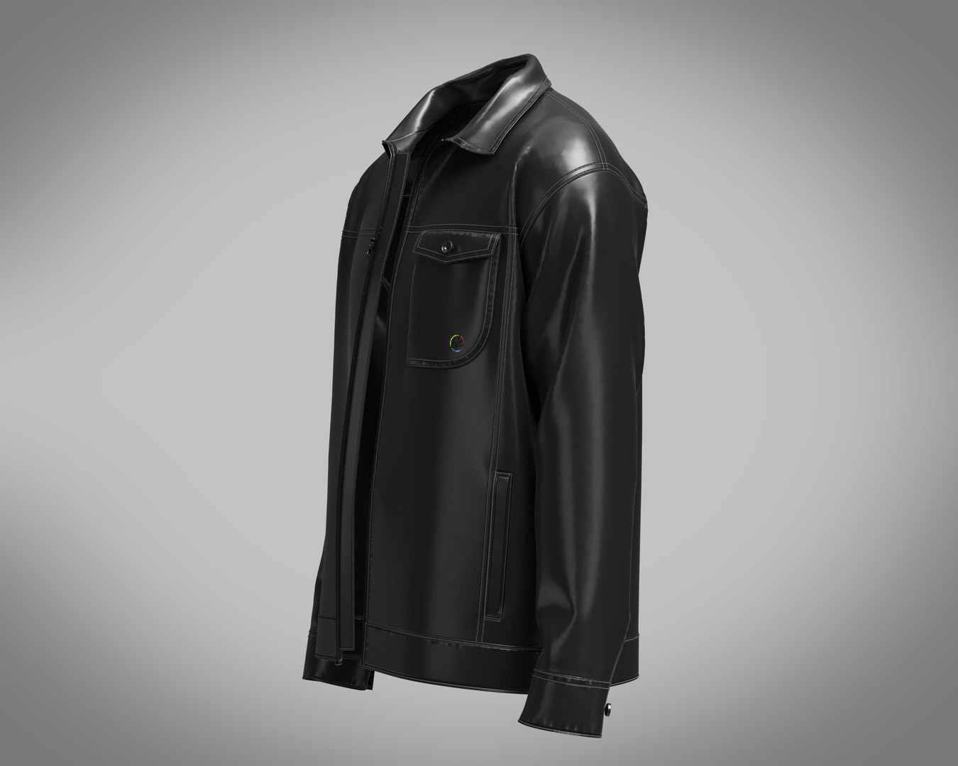 Leather Workwear Jacket Model - TurboSquid 1986976