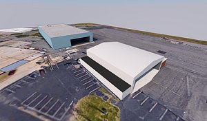 airport air plane 3D