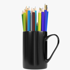 Pencils mug 2 model