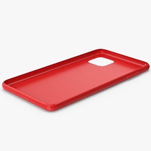 Red Smartphone Cover 3D model