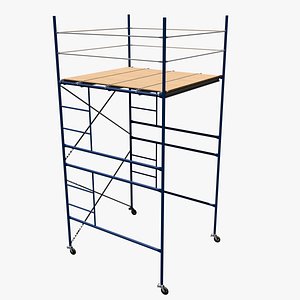 3D model Industrial Scaffolding