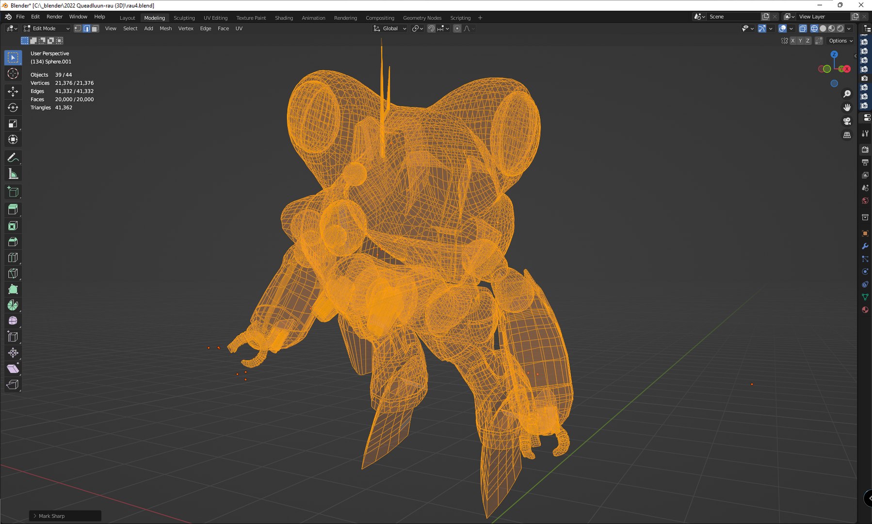 Queadluun-Rau Battle Suit 3D Model - TurboSquid 1873816