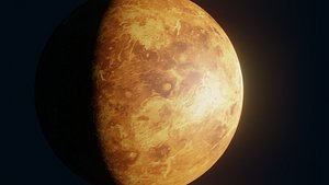 Photorealistic Venus Low-poly