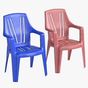Plastic Chair 3D
