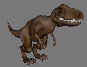 Animated Tyrannosaurus Rex Dinosaur Running Loop - Download Free 3D model  by LasquetiSpice (@LasquetiSpice) [38007d9]