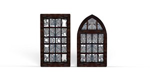 3D Medieval window