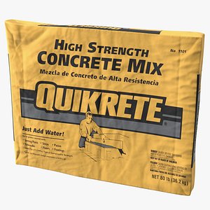 Cement Package 80 Lb 3D model