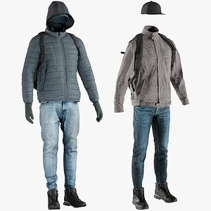 3D realistic clothing 22 pants