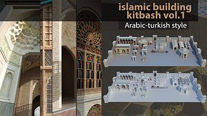 islamic arabic turkish building kitbash vol 1 3D